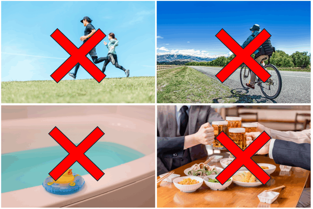 ジオン注射療法の術後当日の注意点